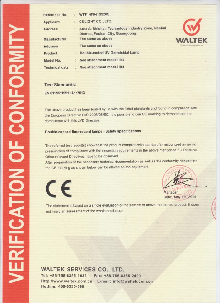 CE certification UV C lamps Look2Sanitise Look Multimedia